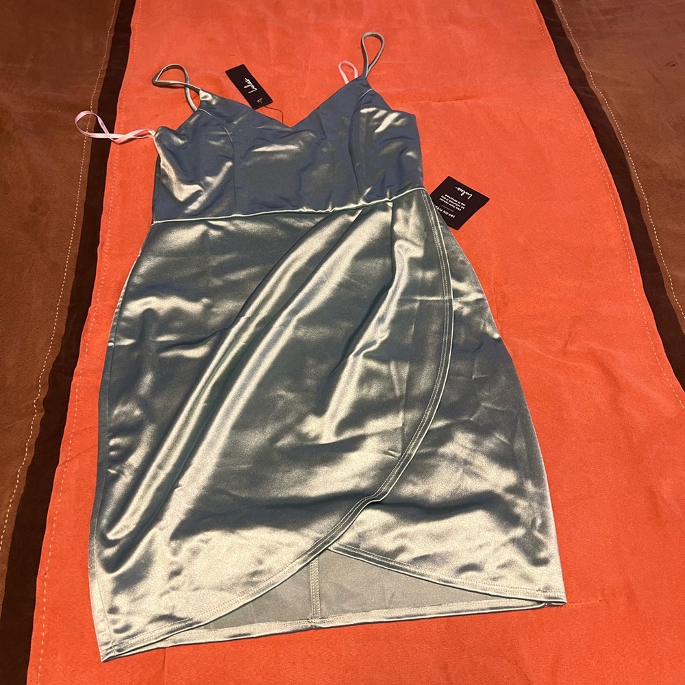 Lulus blue size medium mini dress! Never worn!